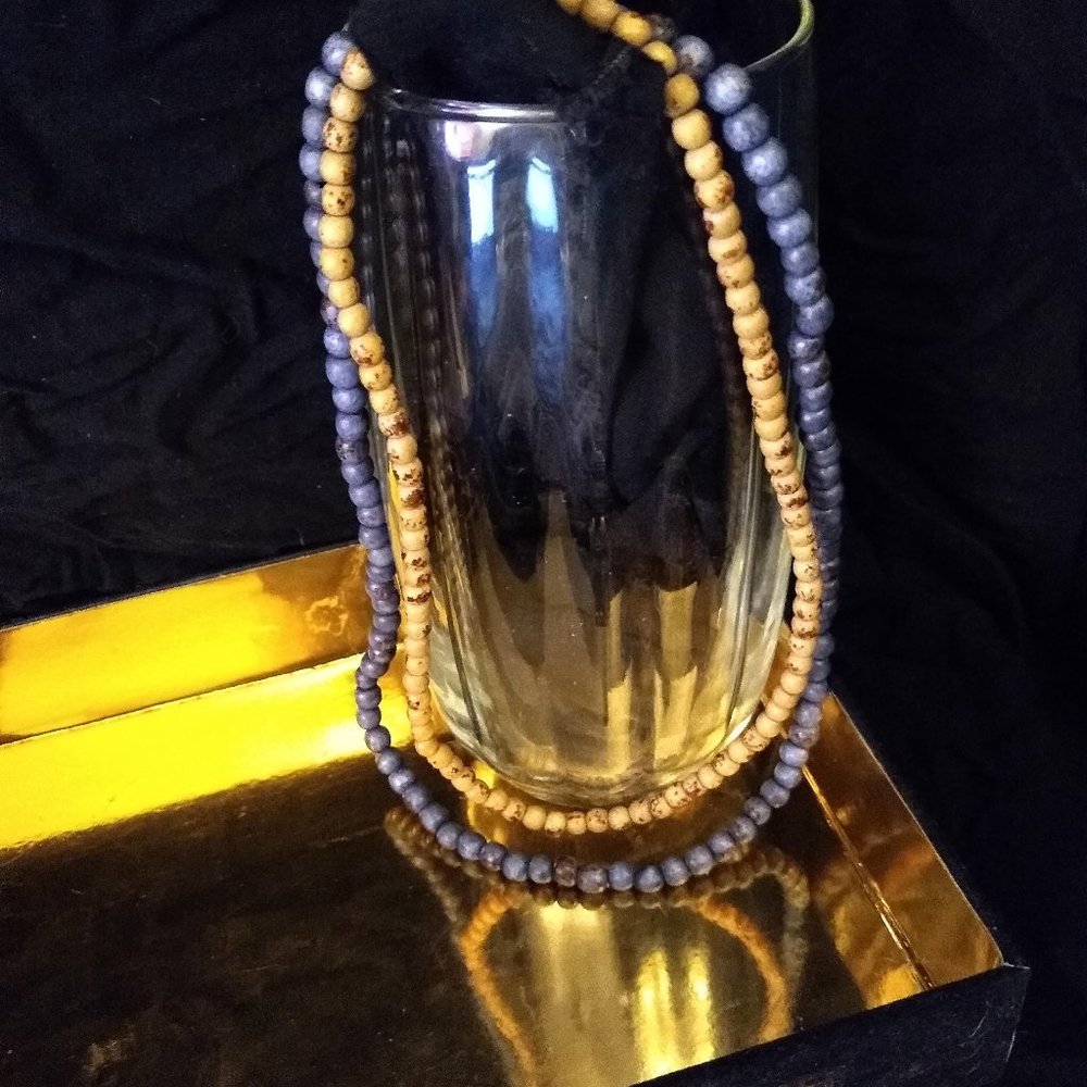 Wooden bead necklaces